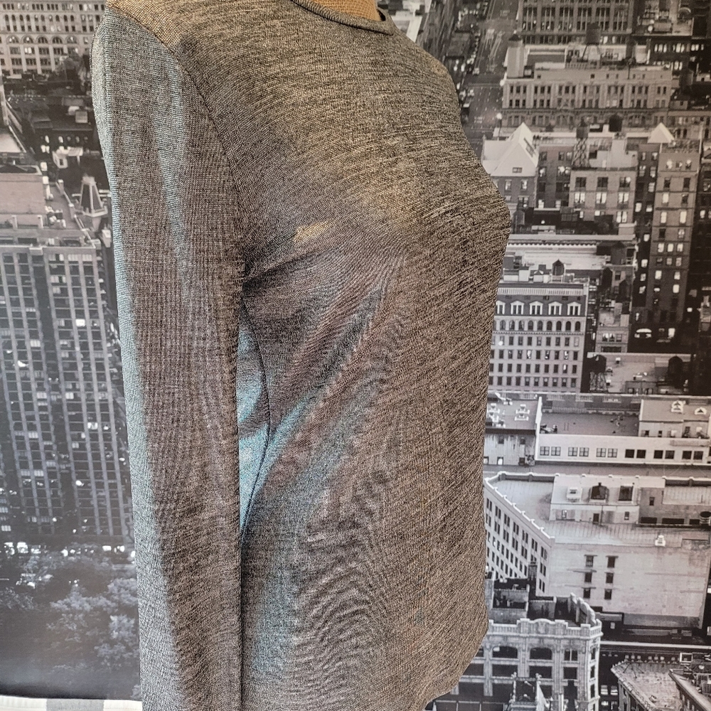 Michael Kors Ladies Shear Silver Top Medium